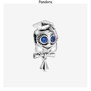Pandora Wise Owl Graduation Charm